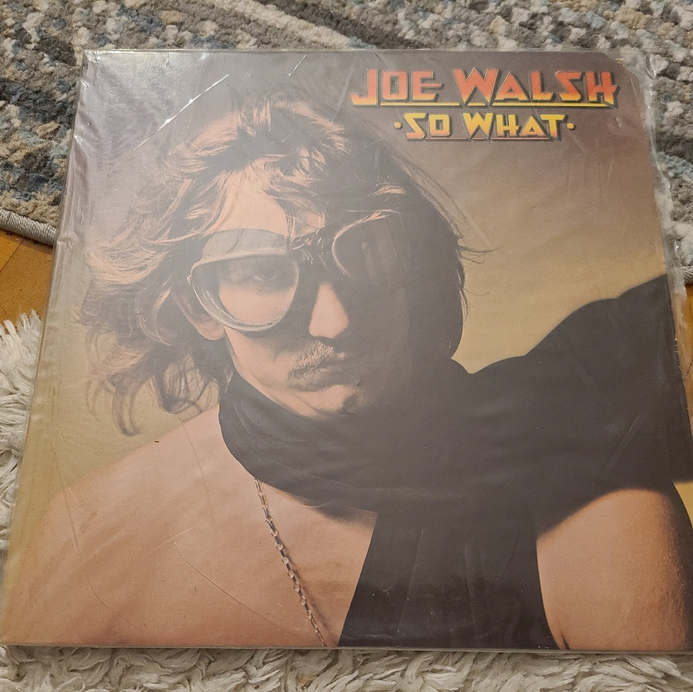 Joe Walsh So What vintage vinyl record album black LP. Pristine condition